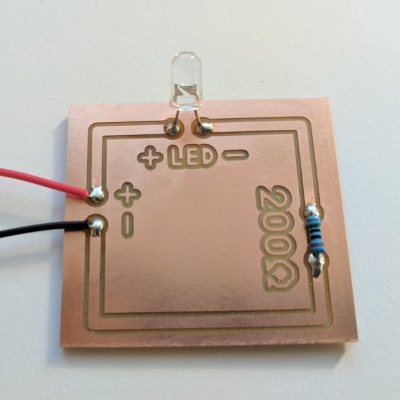 picture of a plug and play led resistor circuit